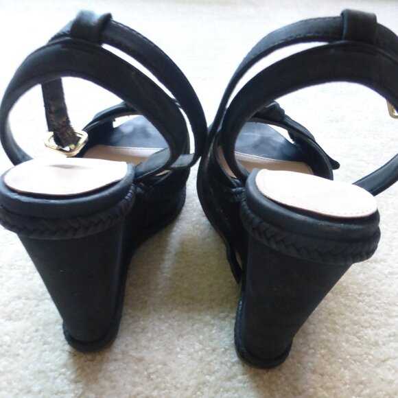 ALDO black bow wedges - Picture 3 of 8
